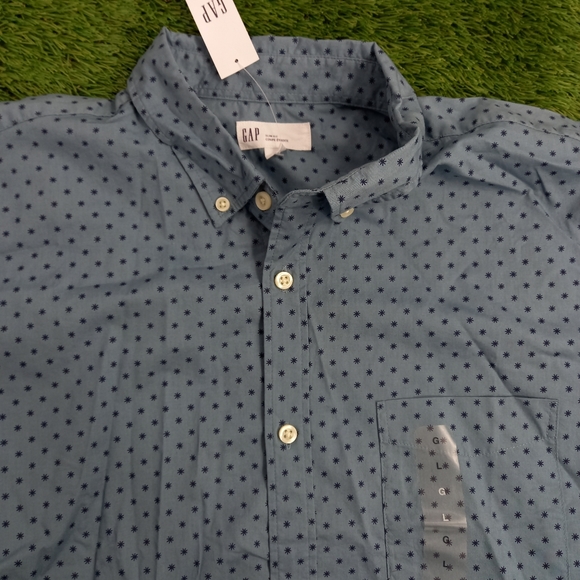 NWT Gap men's button up pattern shirt - Picture 4 of 5